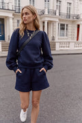 Glam Quilted Elastic Band Shorts