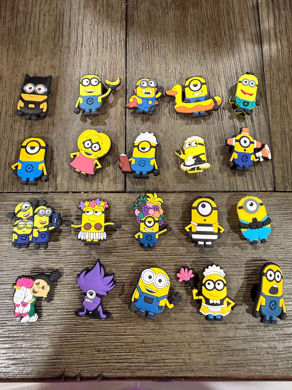 Various croc charms