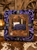 Mia purple tulle blanket/comforter King Size
