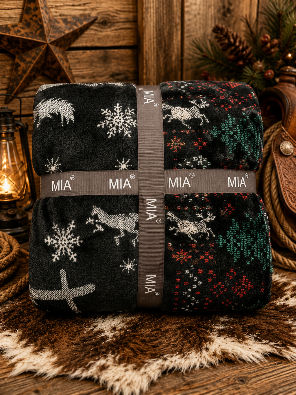 Mia Christmas Peace blanket/comforter King Size