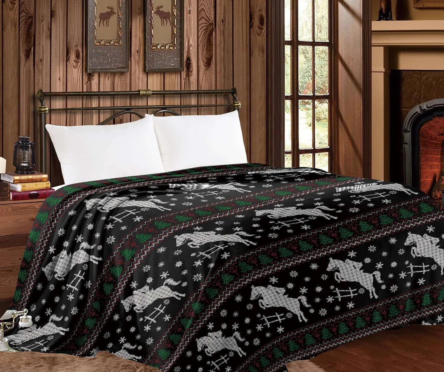 Mia Christmas Peace blanket/comforter King Size