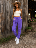 Double Zero Purple Sweatpants