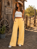 Double Zero Yellow Sweatpants