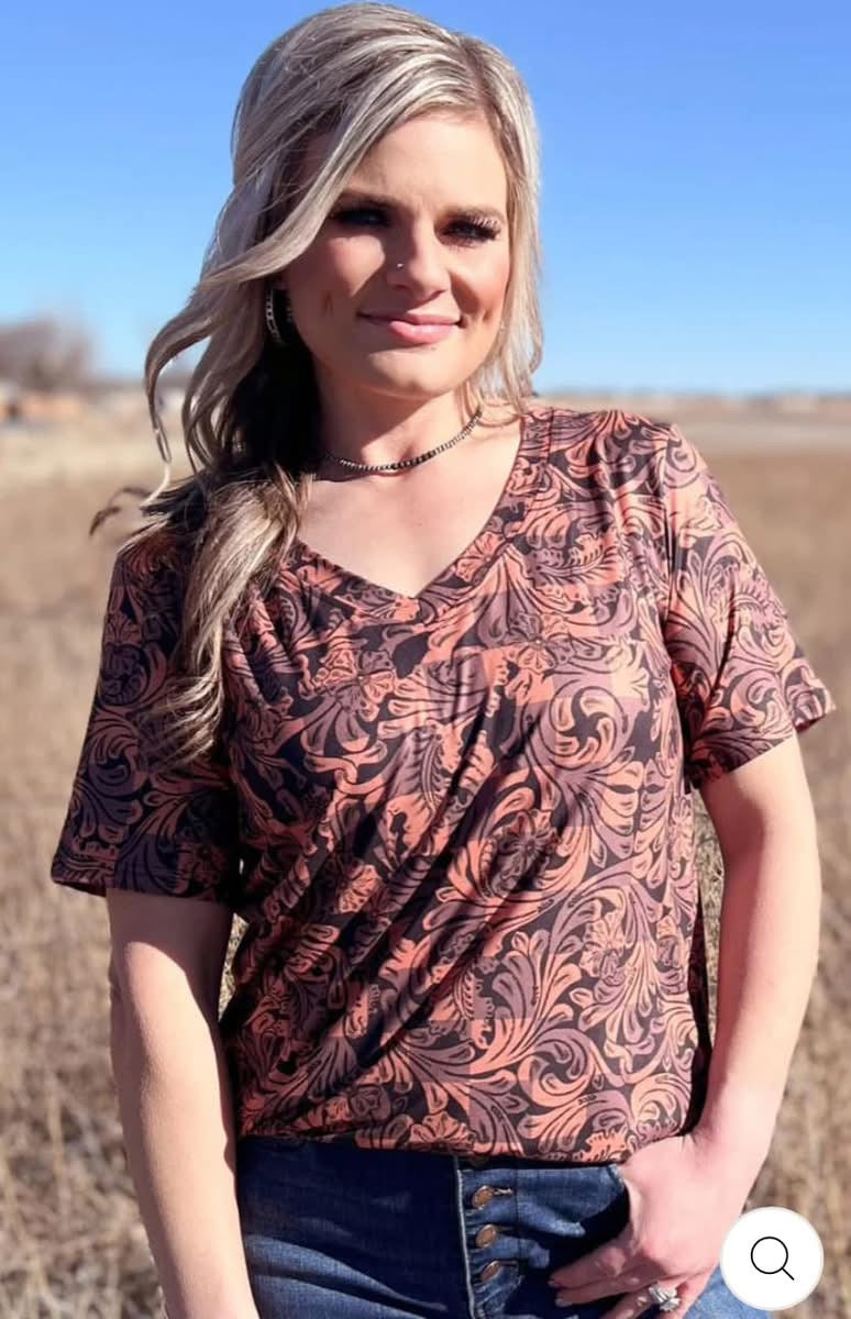 Sterling Kreek “Checked In” Tooled Top