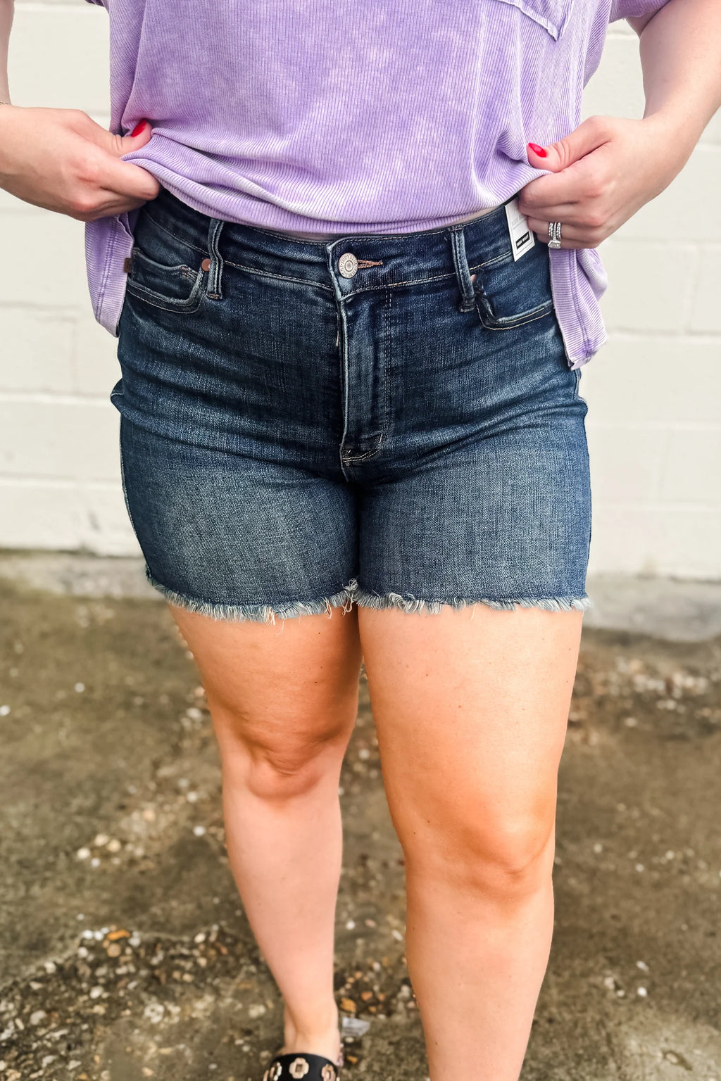 Judy Blue Quinn Tummy Control Shorts