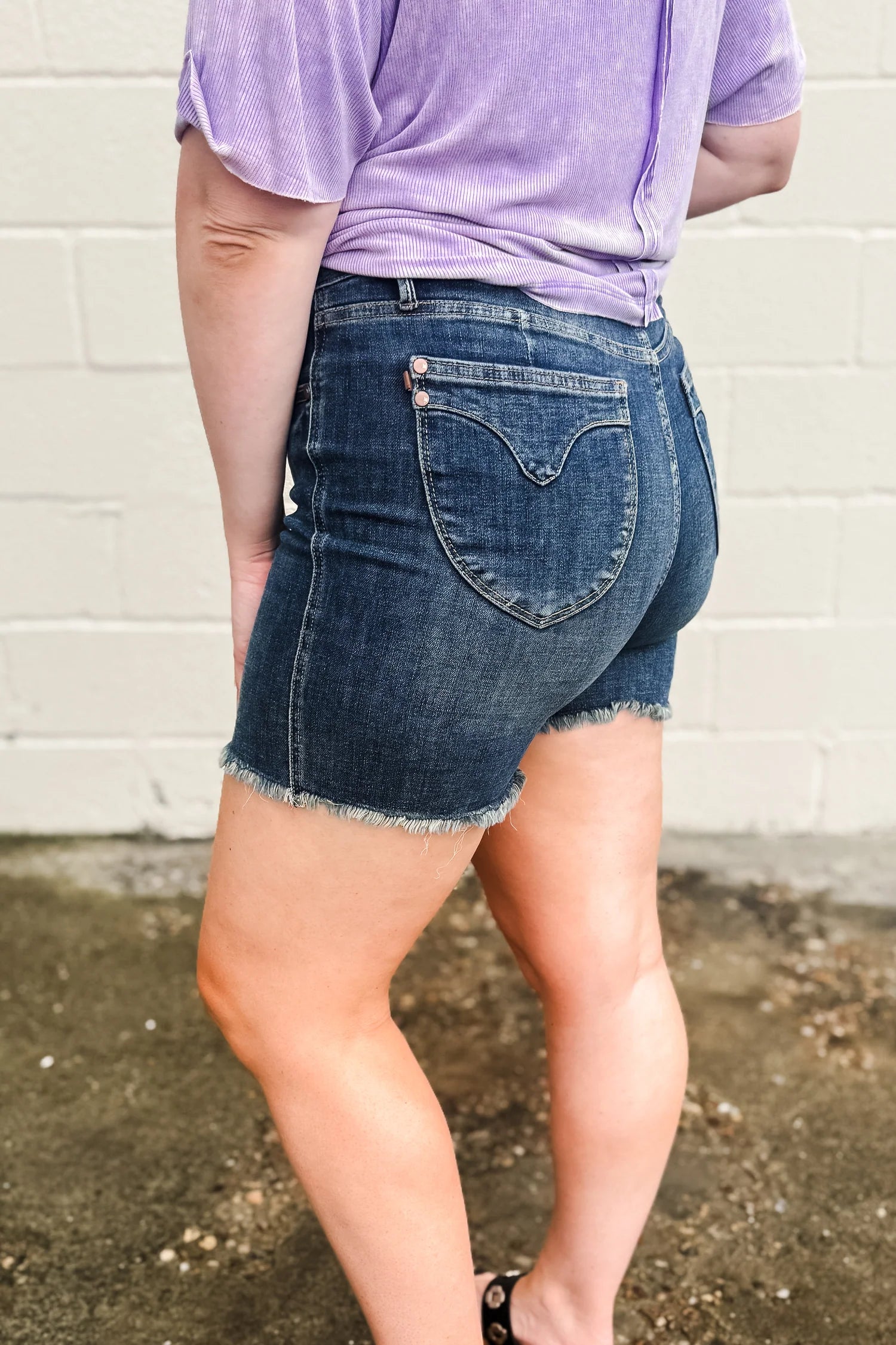 Judy Blue Quinn Tummy Control Shorts