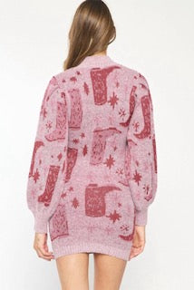 Entro western sweater dress