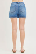 RISEN HIGH RISE CUFFED HEM SHORTS