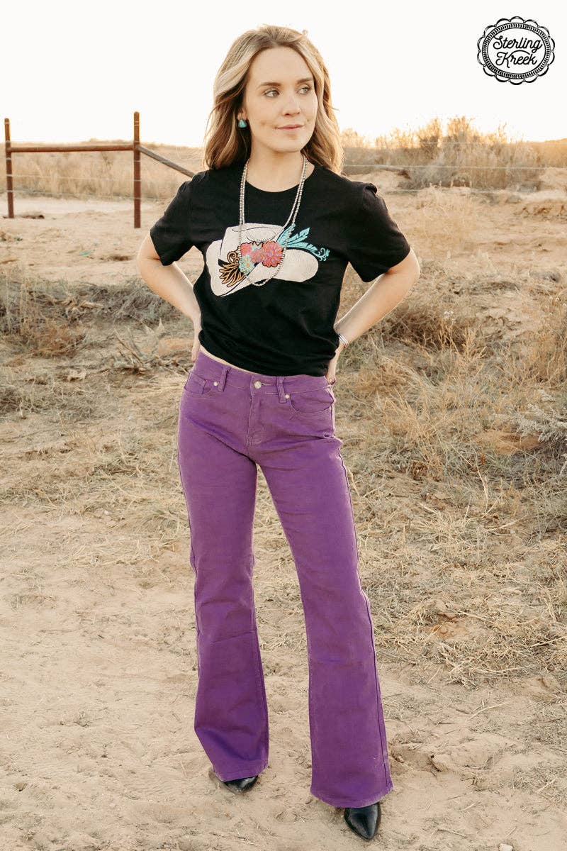 Sterling Kreek - WALKING WEST DENIM PURPLE LONG