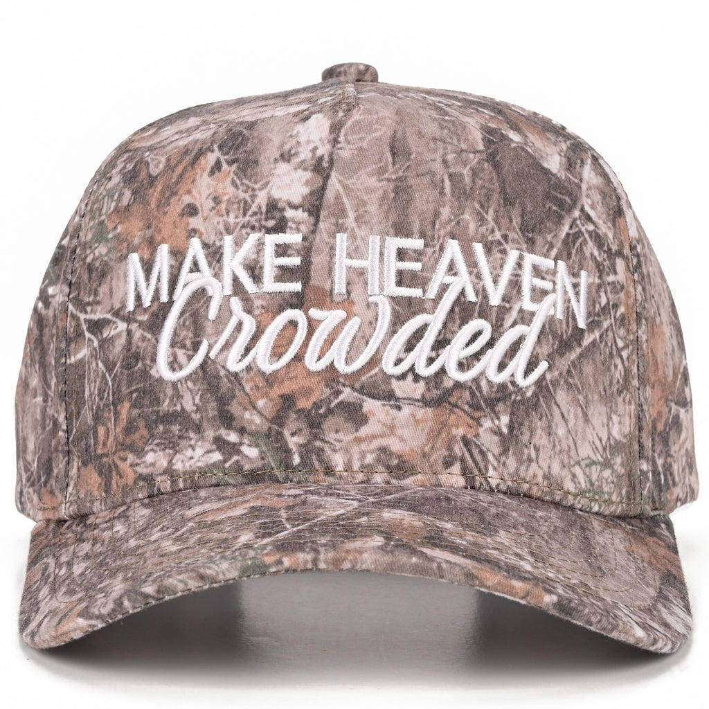 Hana - C.C MAKE HEAVEN CROWDED Letter Embroidered Trucker Hat
