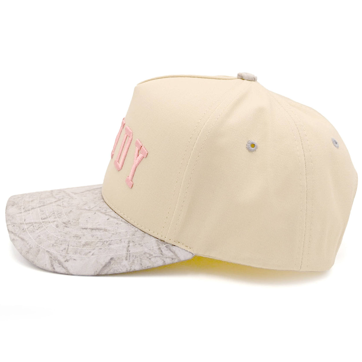Hana - C.C HOWDY Letter Embroidered Two Tone Trucker Cap