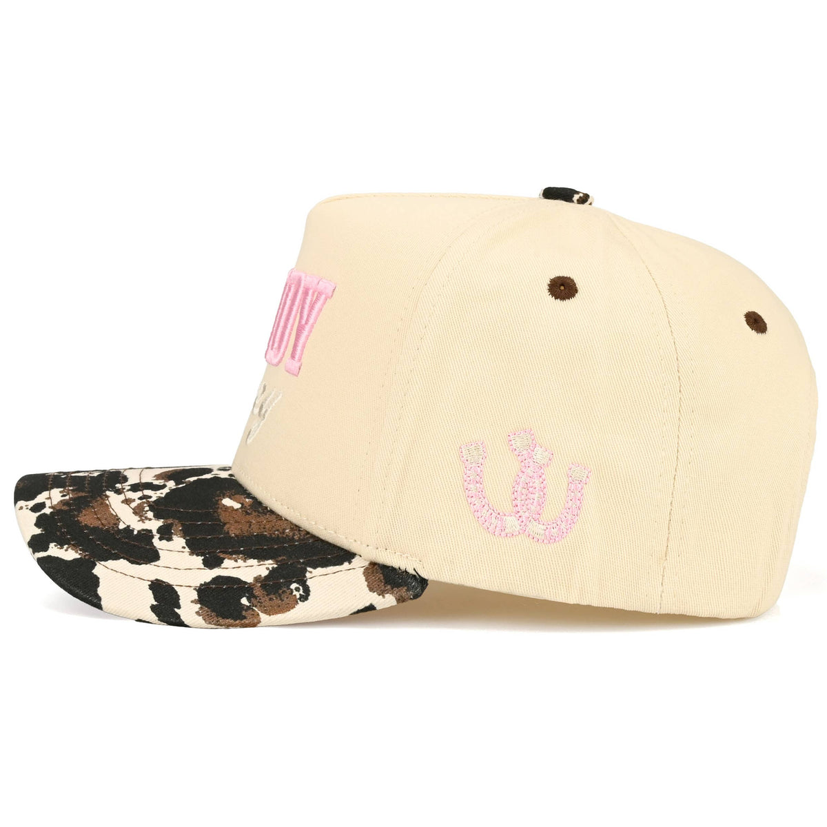 Hana - C.C HOWDY HONEY Letter Embroidered on Two Tone Trucker Hat