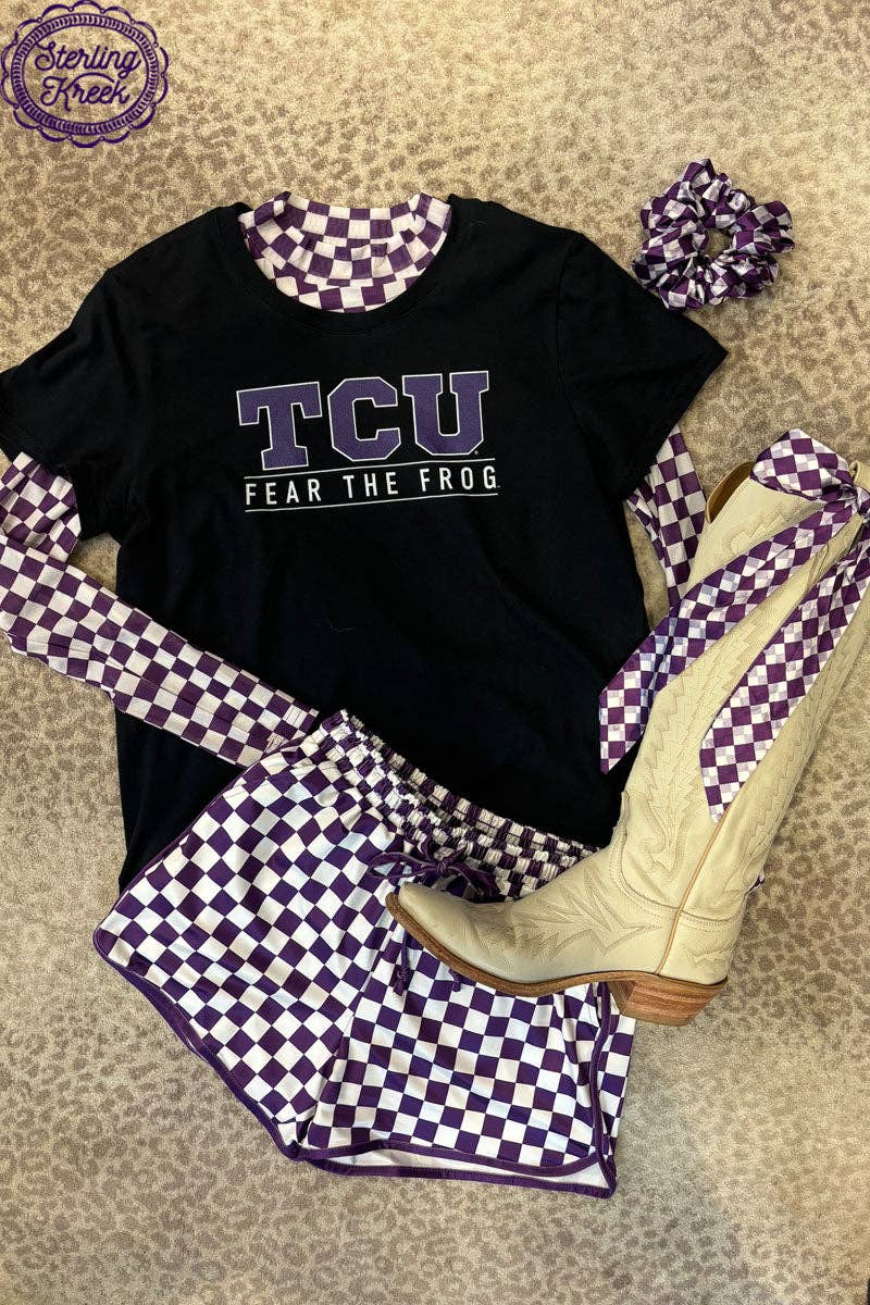 Sterling Kreek - Pep Rally Mesh Top Purple