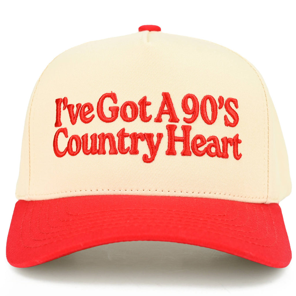 Hana - C.C I'VE GOT A 90'S COUNTRY HEART Two Tone Trucker Hat
