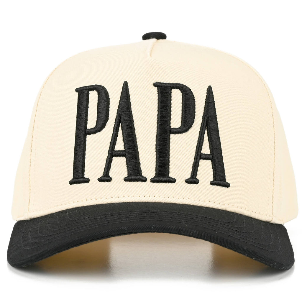 Hana - C.C PAPA Letter Embroidered on Two Tone Trucker Hat