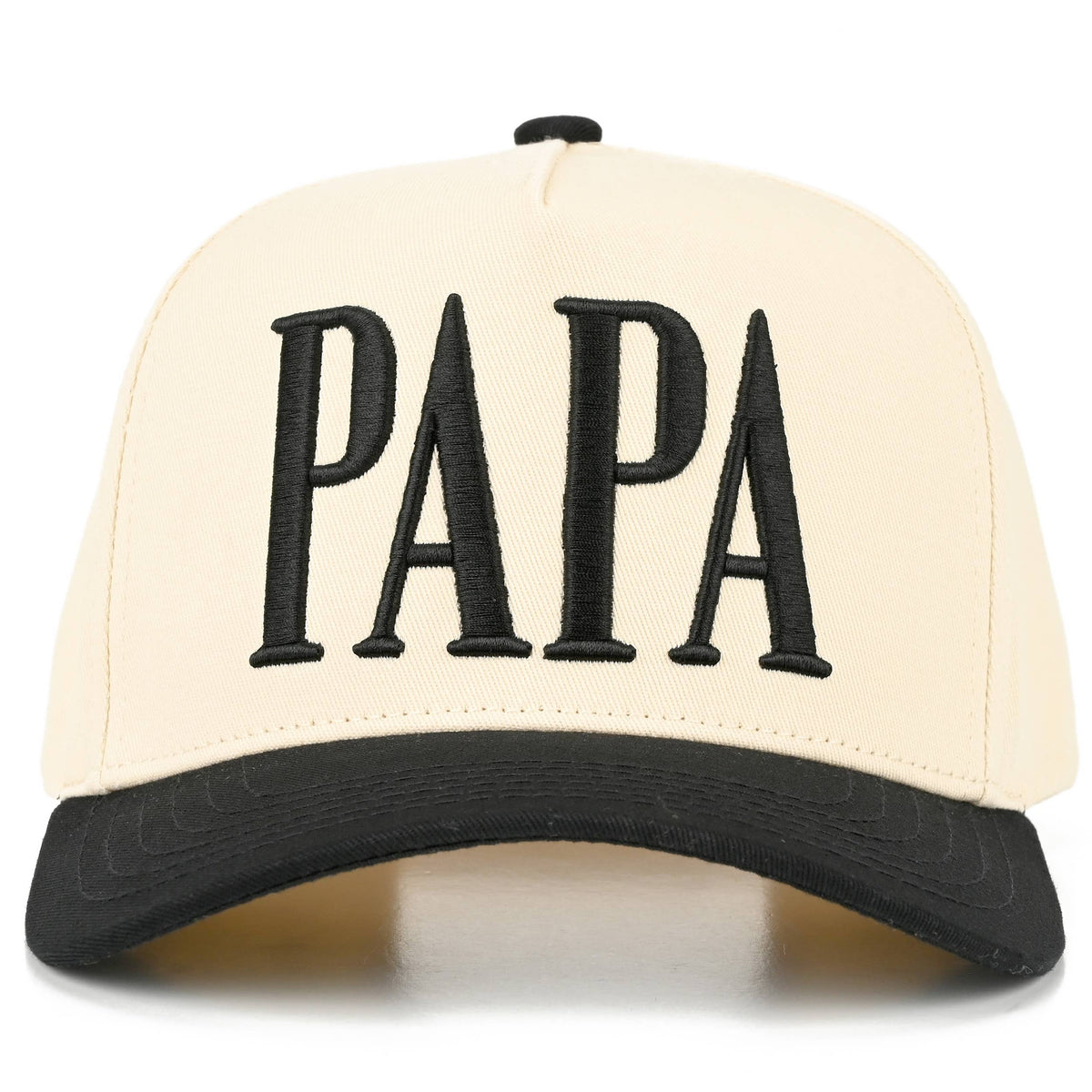 Hana - C.C PAPA Letter Embroidered on Two Tone Trucker Hat