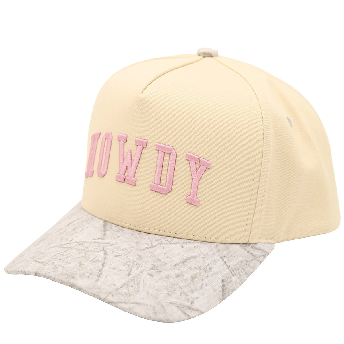 Hana - C.C HOWDY Letter Embroidered Two Tone Trucker Cap