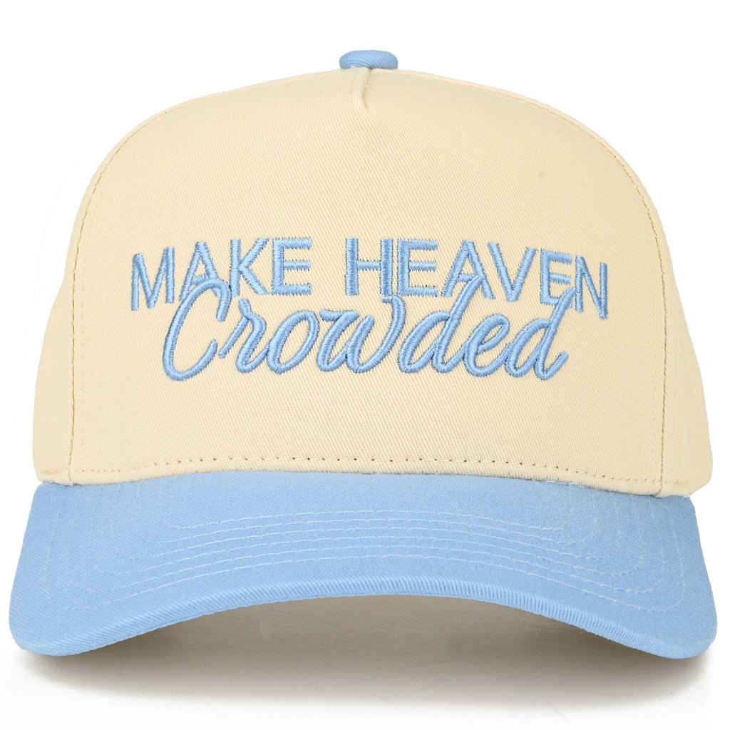 Hana - C.C MAKE HEAVEN CROWDED Letter Embroidered Trucker Hat