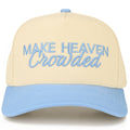 Hana - C.C MAKE HEAVEN CROWDED Letter Embroidered Trucker Hat