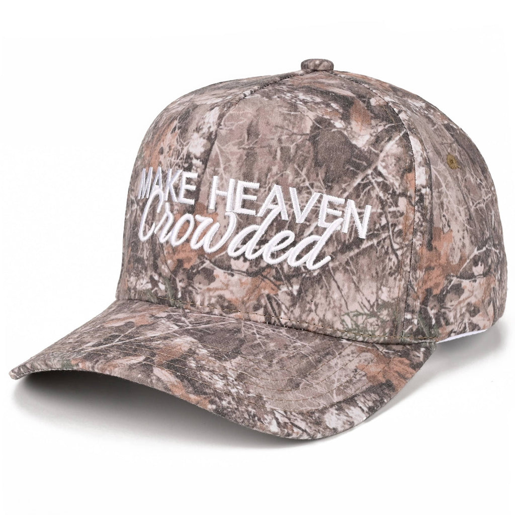 Hana - C.C MAKE HEAVEN CROWDED Letter Embroidered Trucker Hat