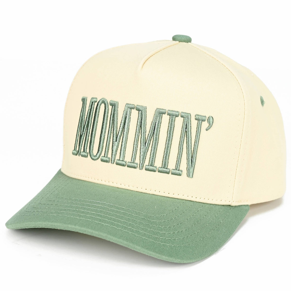 Hana - C.C MOMMIN Letter Two Tone Trucker Cap