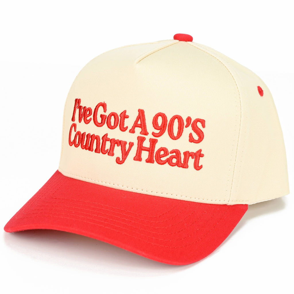 Hana - C.C I'VE GOT A 90'S COUNTRY HEART Two Tone Trucker Hat