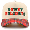 Hana - C.C HOWDY HOLIDAYS Letter Embroidered Trucker Cap