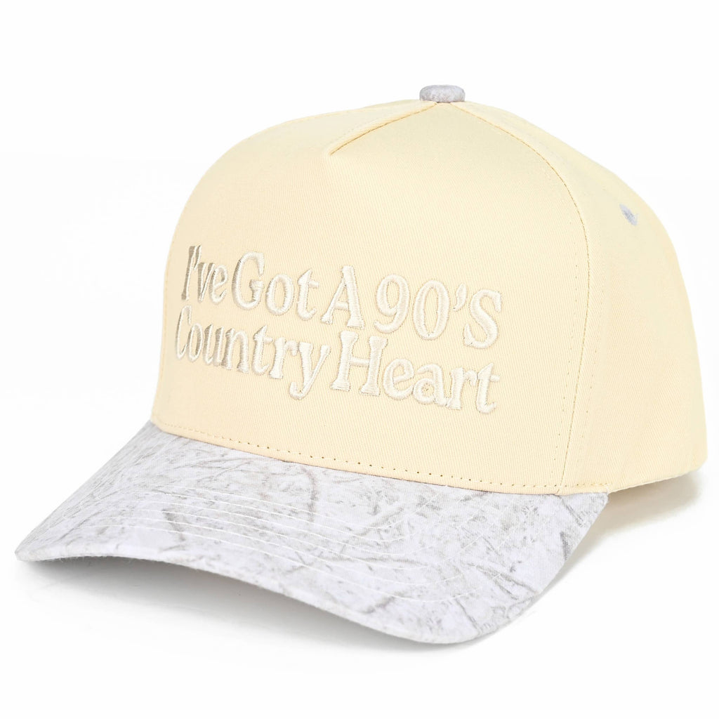 Hana - C.C I'VE GOT A 90'S COUNTRY HEART Two Tone Trucker Hat