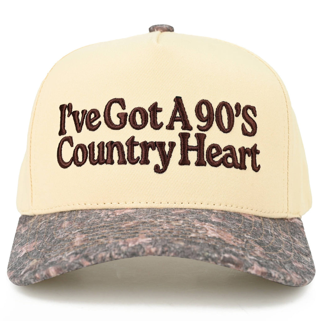 Hana - C.C I'VE GOT A 90'S COUNTRY HEART Two Tone Trucker Hat