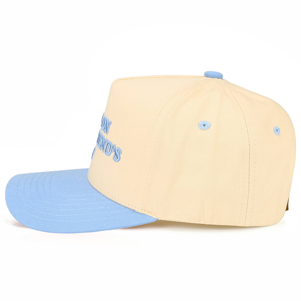 Hana - C.C PUT IT ON MY BOYFRIEND'S TAB Letter Two Tone Trucker Hat